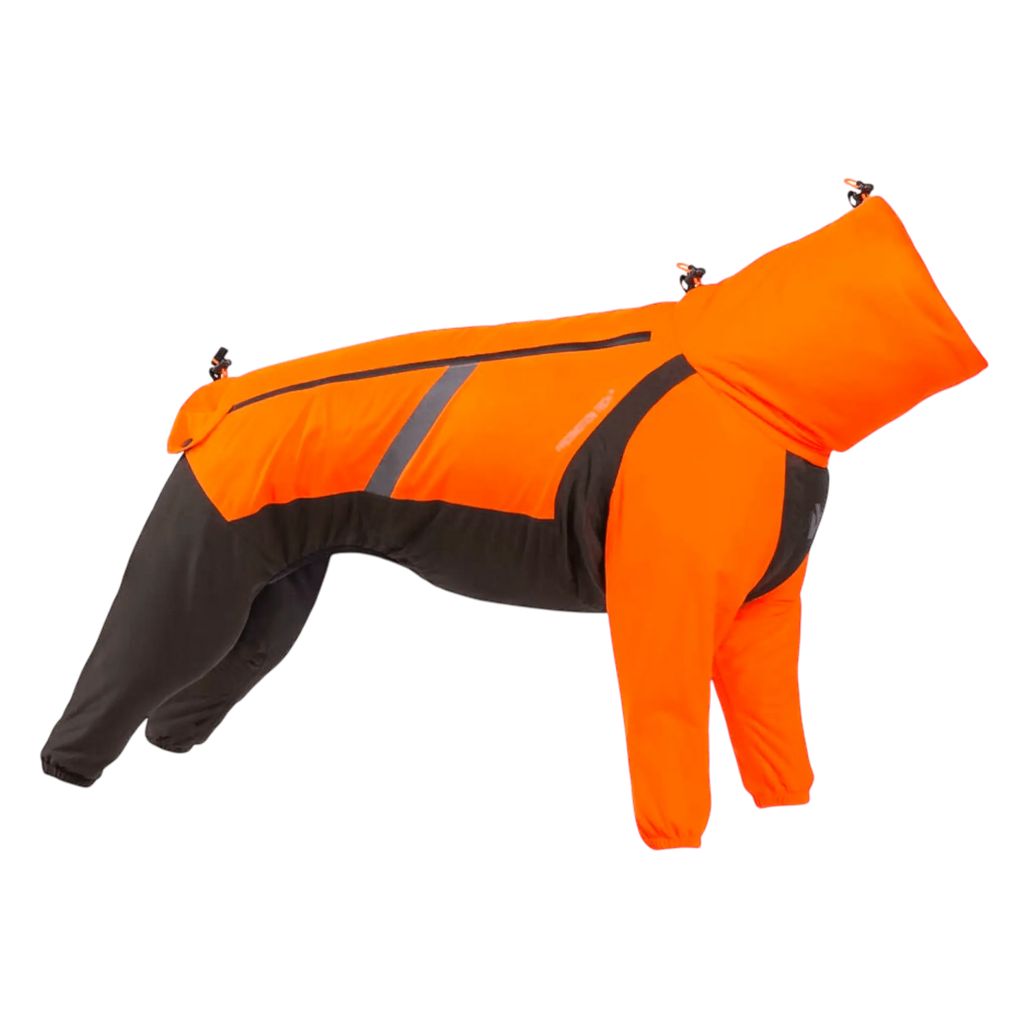 Non-stop Dogwear Fjord overall raincoat full body waterproof dog raincoat - orange