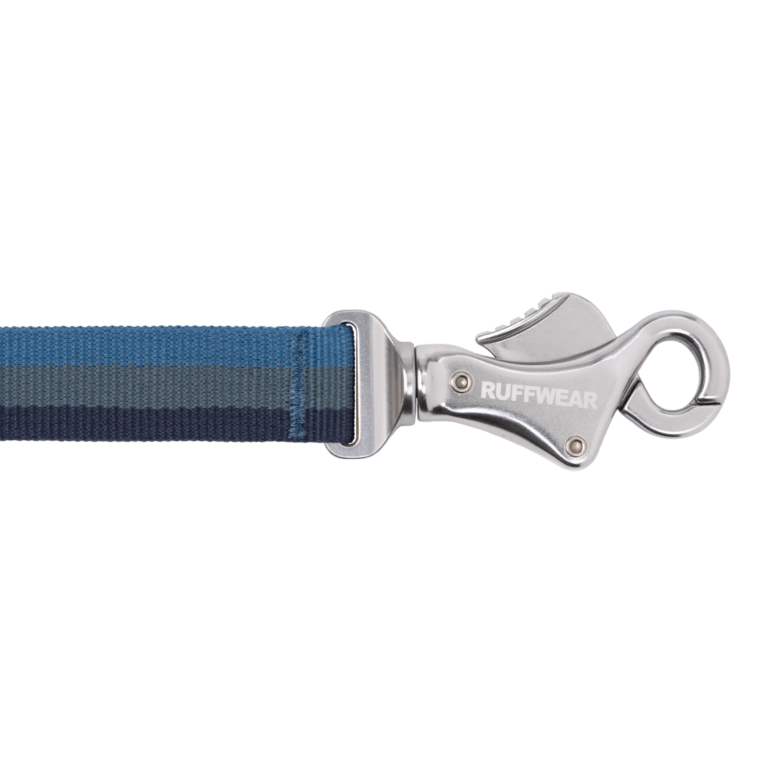 Ruffwear Roamer™ Leash metal Talon Clip™ close-up for secure and easy dog collar attachment during walks or runs.