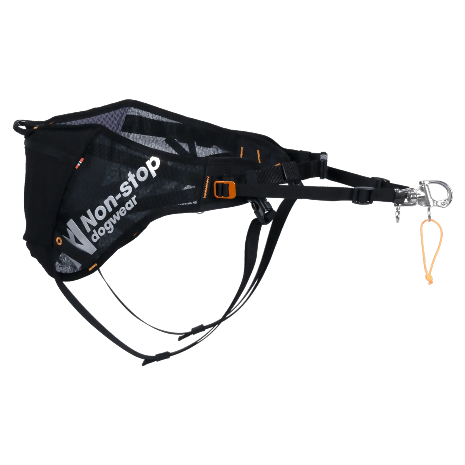 Non-stop dogwear Loype Belt Pro skijoring belt with ergonomic design and lightweight mesh for optimal performance and comfort.