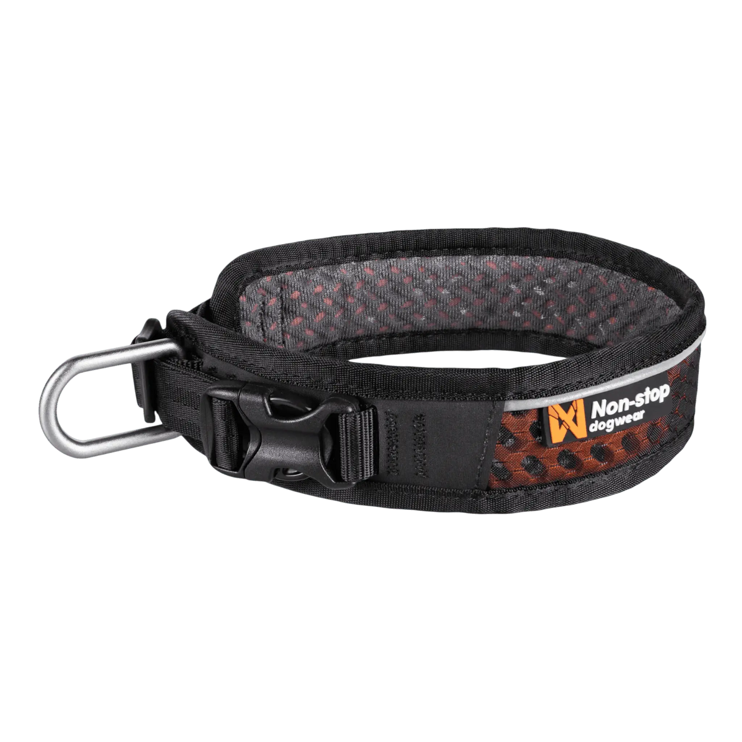 Non-stop Dogwear Rock adjustable collar aluminum D-ring and Duraflex buckle