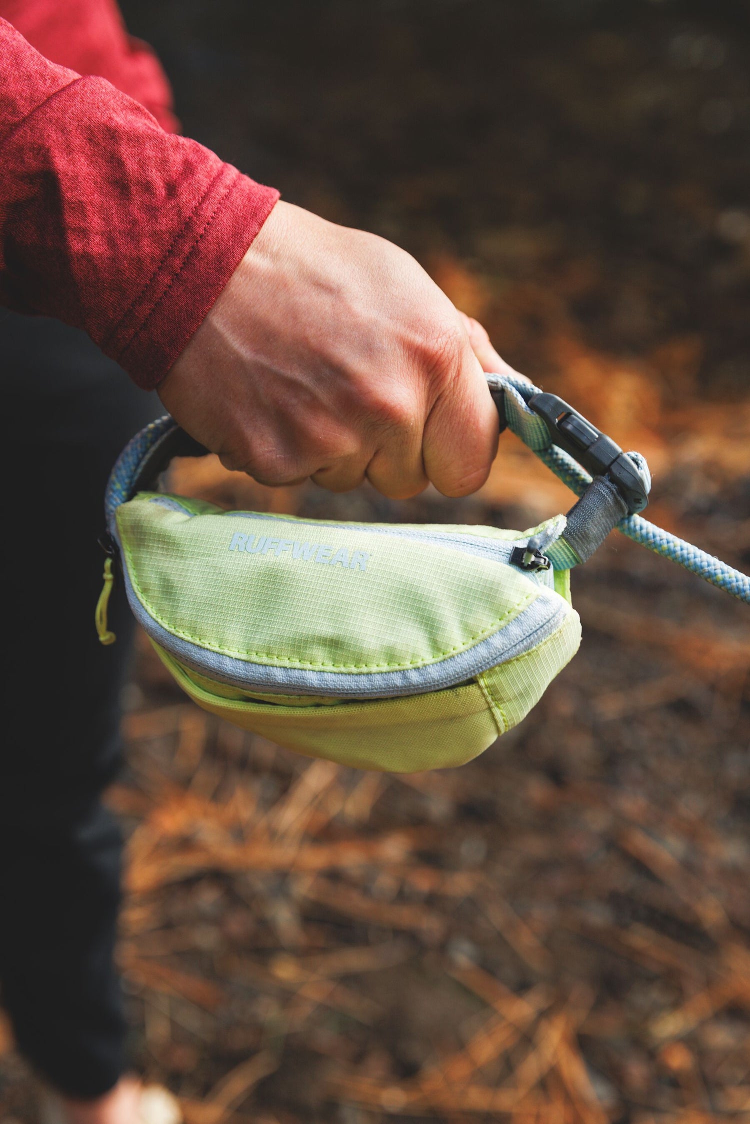 Ruffwear Hitch Hiker Leash-Sunny Lime Details 7