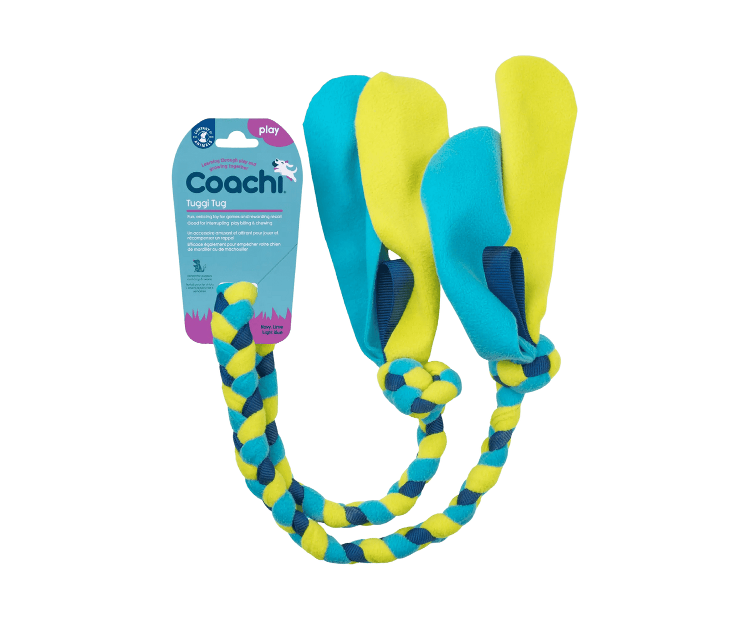 CoA Coachi Tuggi Tug Navy, Lime & Light Blue