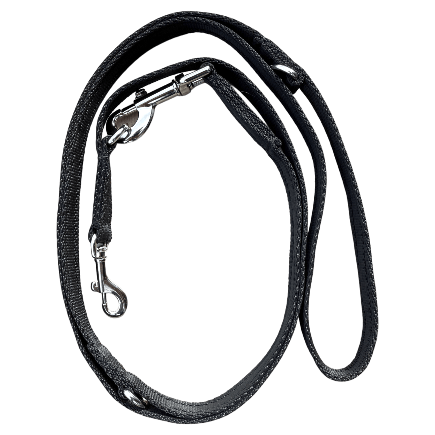 Double Ended Dog Lead - Black