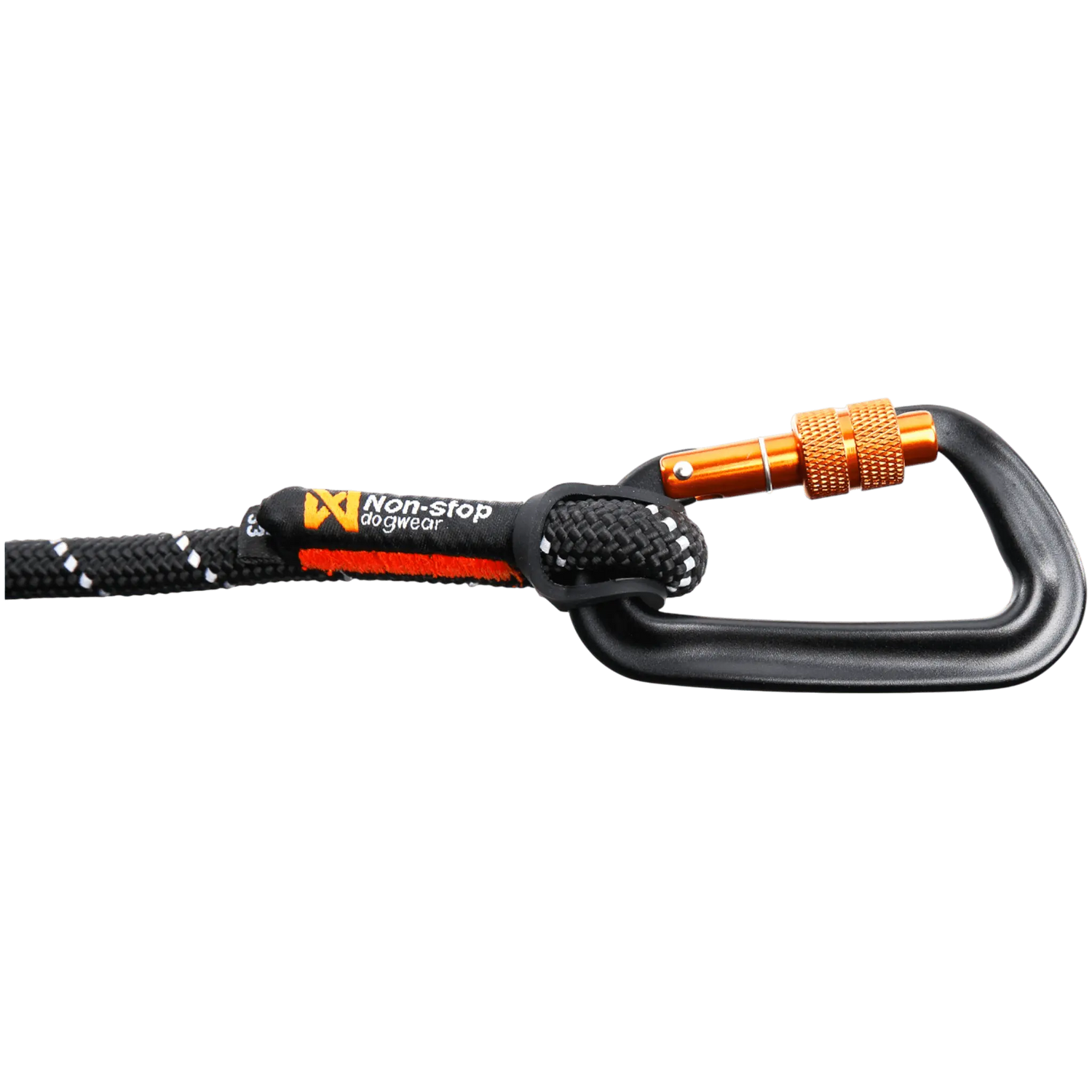 Non-stop Dogwear Rock leash screw-lock carabiner detail