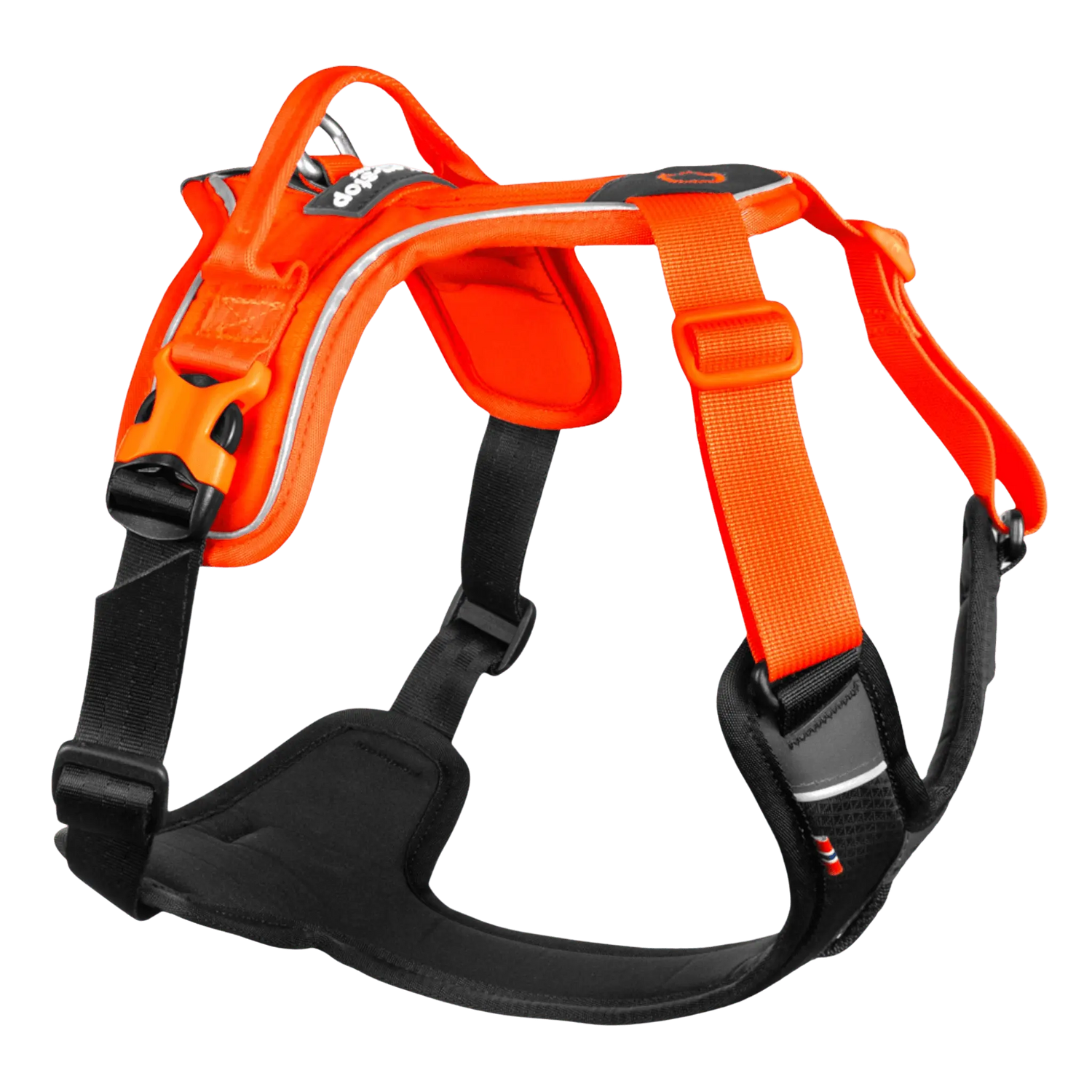 Orange Non-Stop dogwear Ramble Harness - Dog Harness