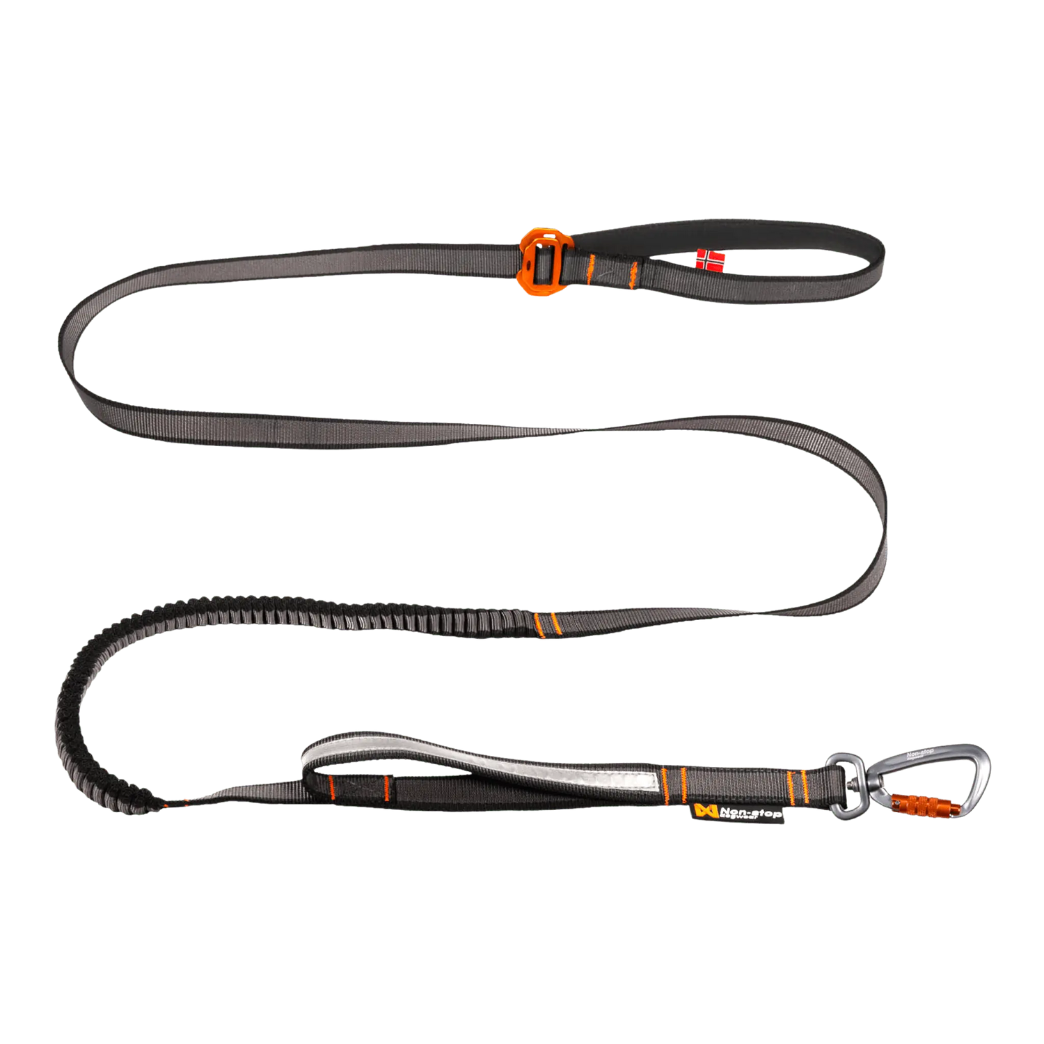 Non-stop Dogwear Touring bungee adjustable shock absorbing dog leash