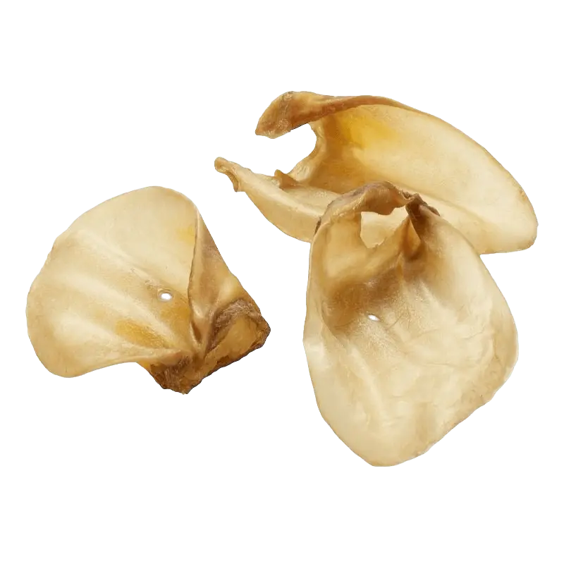 Natural Treats Cows Ears, air-dried, protein-rich dog chews ideal for dental health and low-fat snacking.
