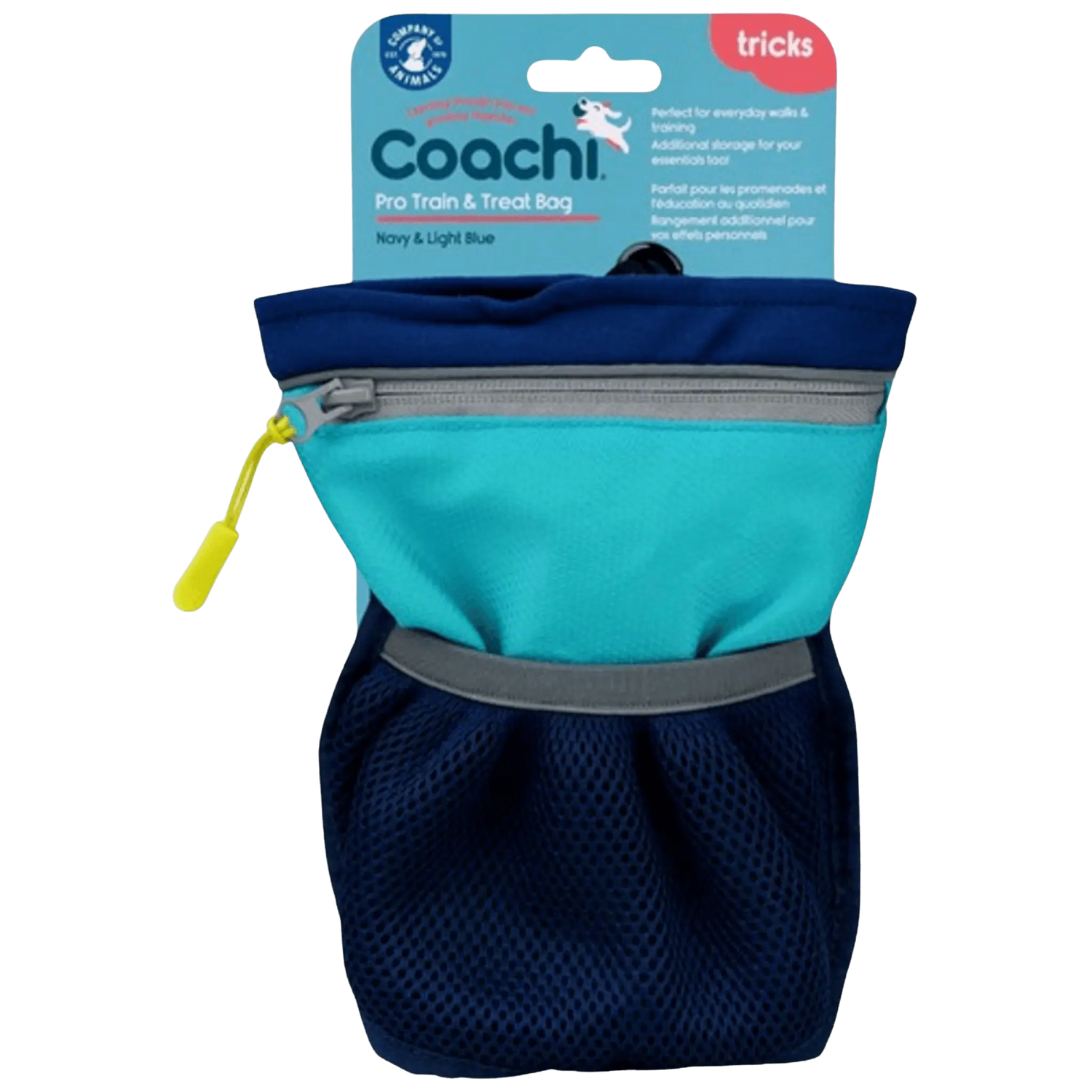 CoA Coachi Pro Train & Treat Bag Navy & Light Blue