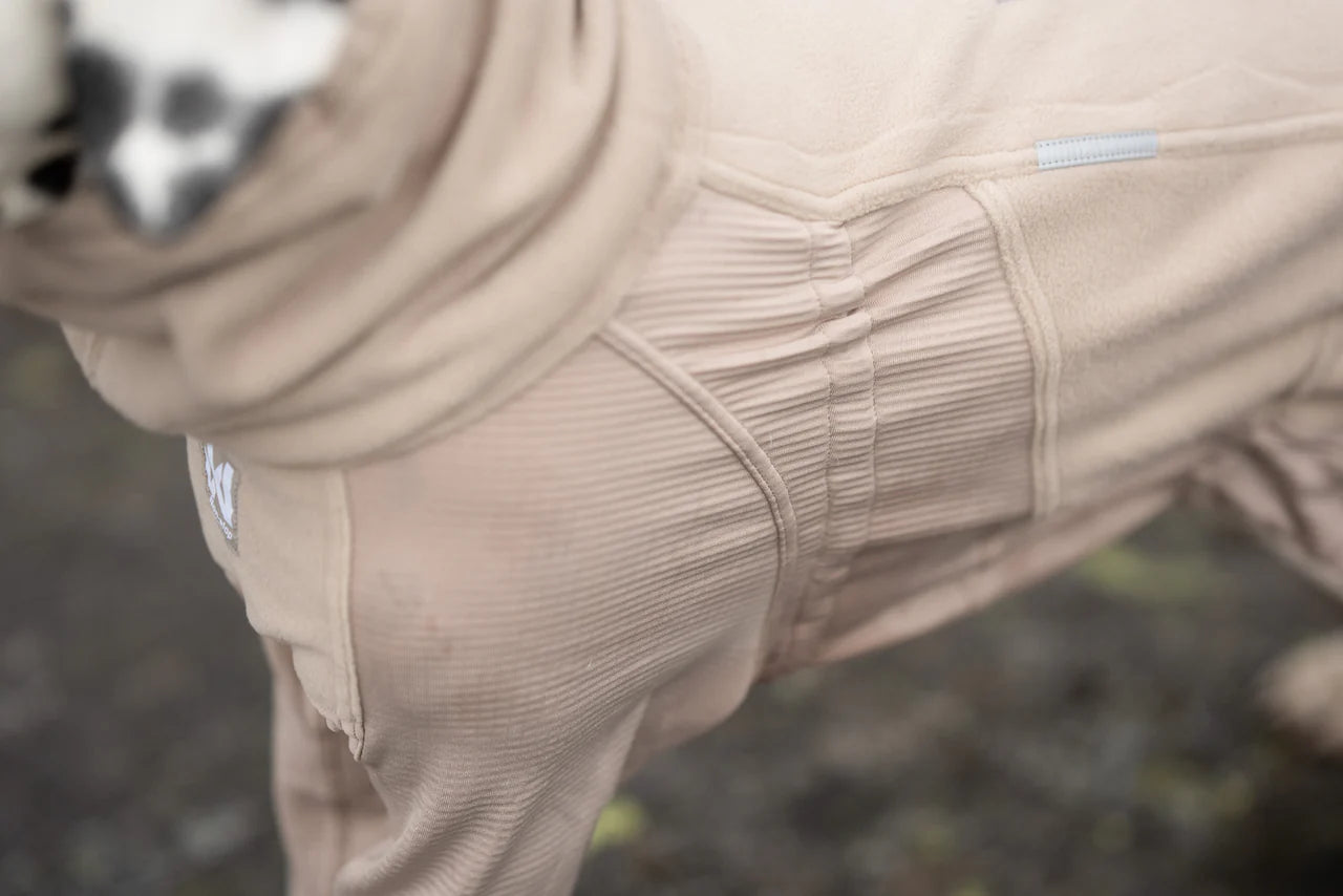 Non-stop Dogwear Trail quest fleece overall grid breathable fleece panel detail