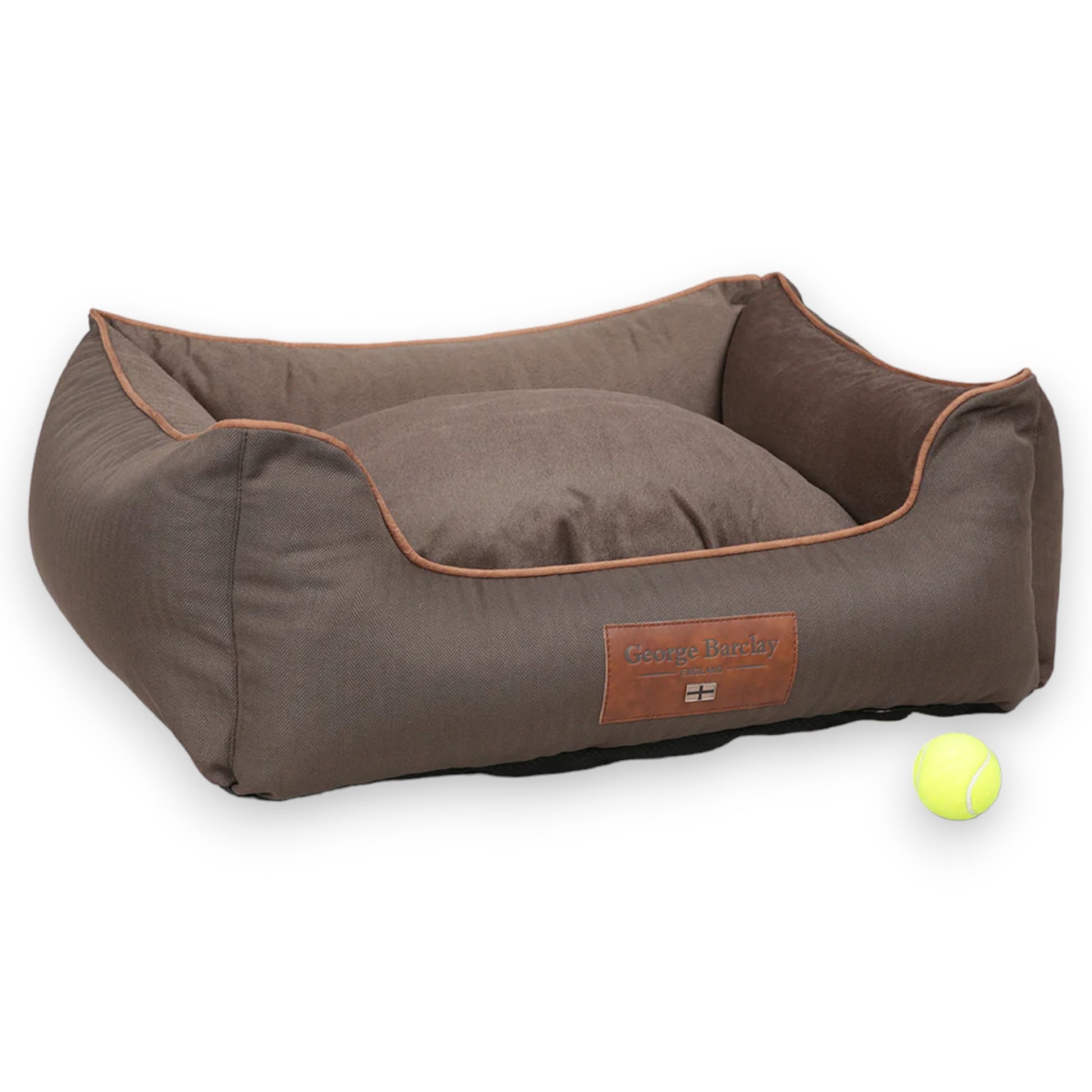 George Barclay Savile Orthopaedic Box Bed - Tanner's Brown Dog Bed