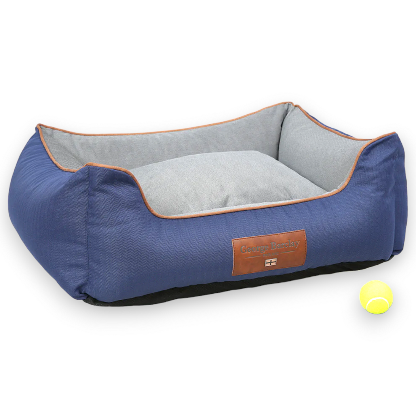 George Barclay Savile Orthopaedic Walled Dog Bed - Mariner's Blue