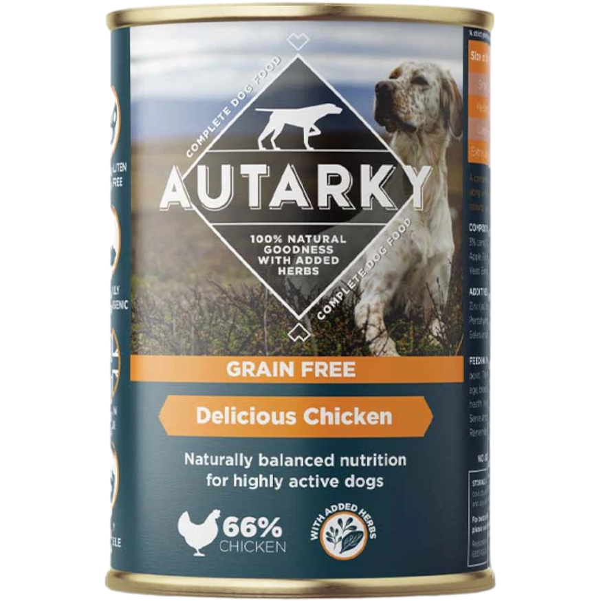 Autarky Delicious Chicken Complete Wet Dog Food 395g