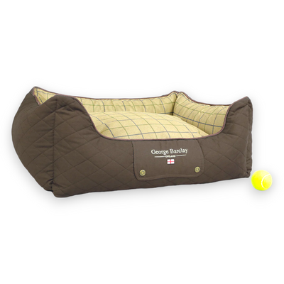 George Barclay Country Box Bed - Chestnut Brown Dog Bed