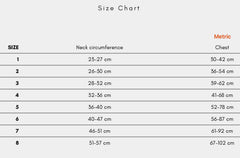 Non-stop dogwear rush harness size chart
