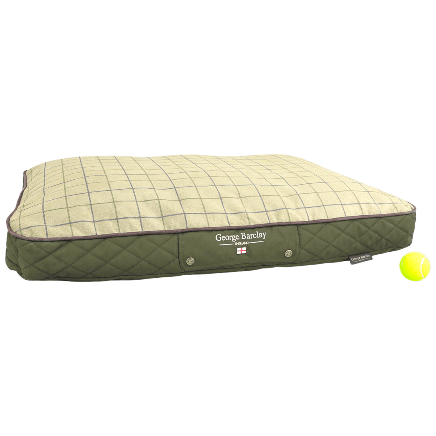 George Barclay Country Dog Mattress - Olive Green