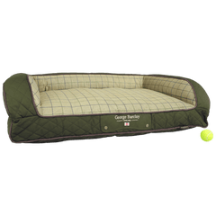 George Barclay Country Dog Sofa Bed - Olive Green