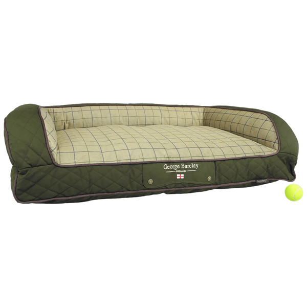 George Barclay Country Dog Sofa Bed - Olive Green