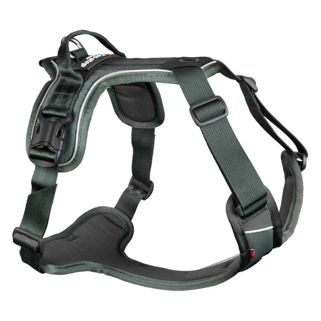 Green Non-Stop dogwear Ramble Harness - Dog Harness