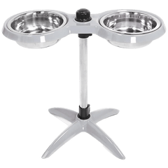 George Barclay Height Adjustable Double Feeding Dog Bowl