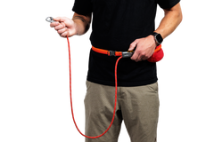 Ruffwear Hitch Hiker Leash-Red Currant Detail 2