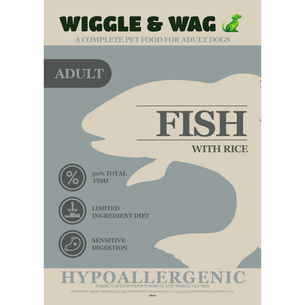 Hypoallergenic Fish With Rice Complete Adult Dog Food 