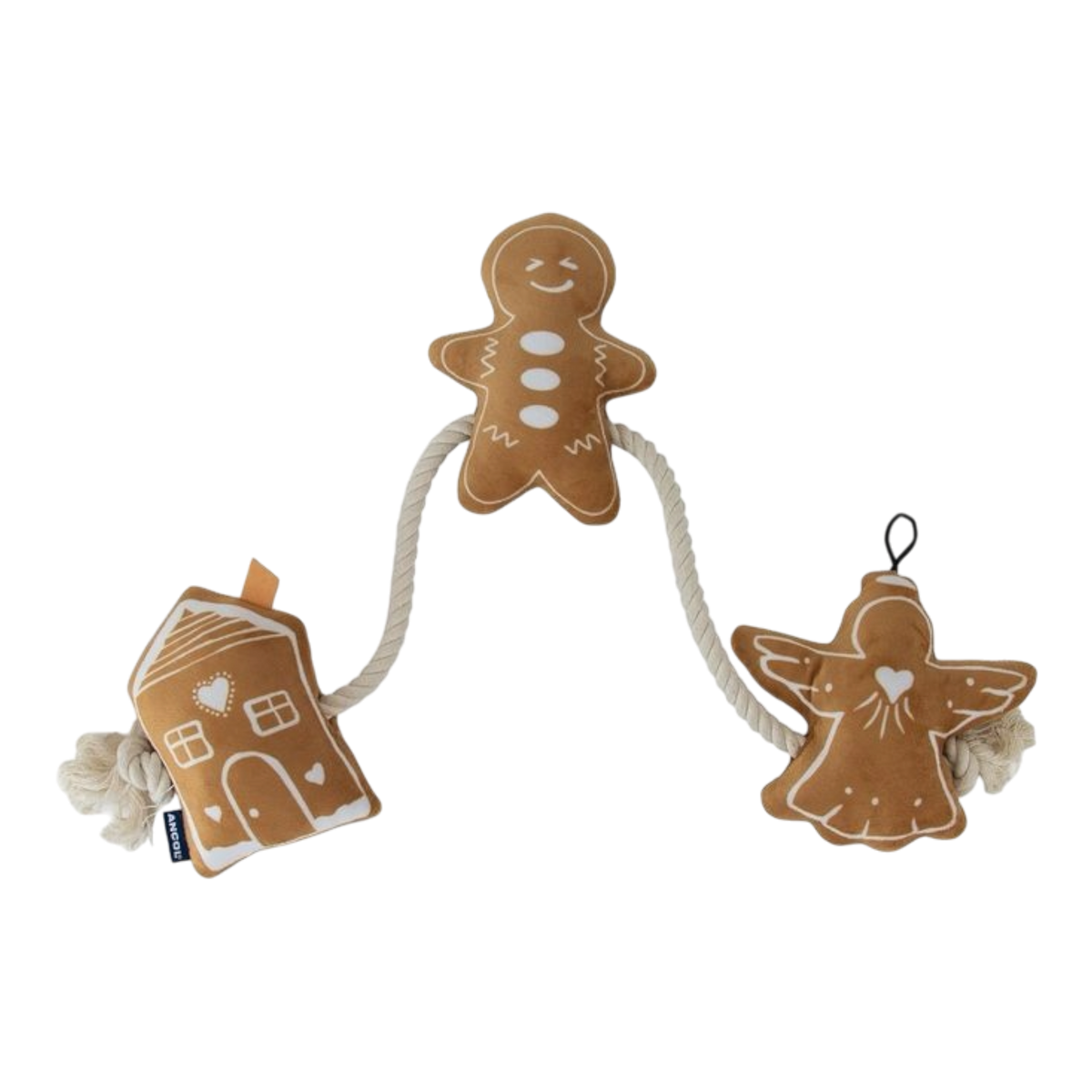 Ancol Gingerbread Rope Dog Toy