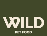 Wild Pet Food logo on a green background