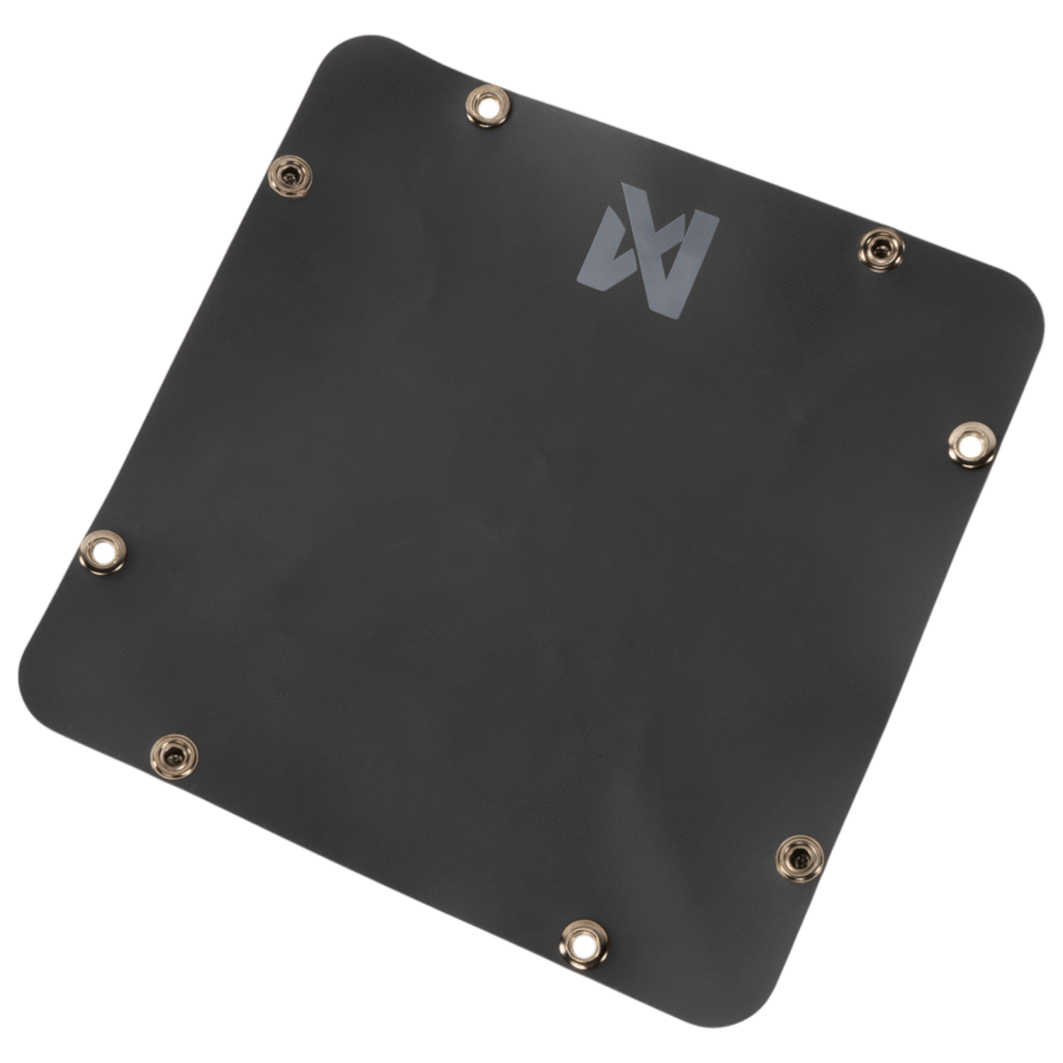 Flat view of the Non-stop dogwear Trekking Bowl showing its collapsible design with metal snap buttons, perfect for compact storage during outdoor adventures.