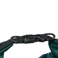 Close-up of the Non-stop Dogwear Multiuse Bag buckle closure, ensuring a watertight seal for outdoor adventures and storage.