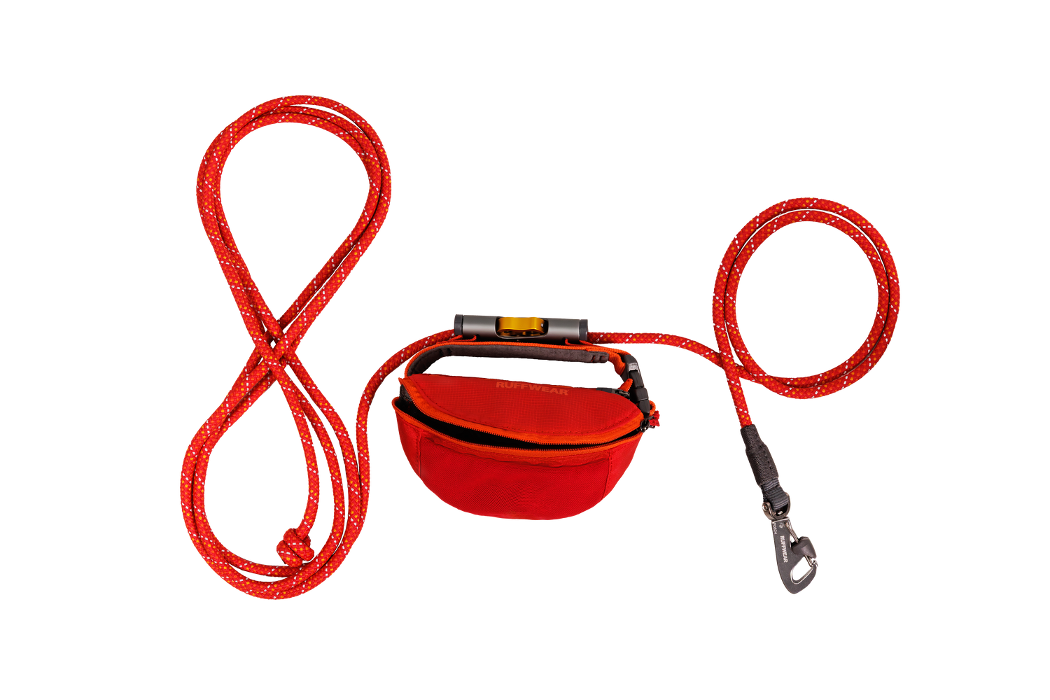 Ruffwear Hitch Hiker Leash_Red Currant Detail