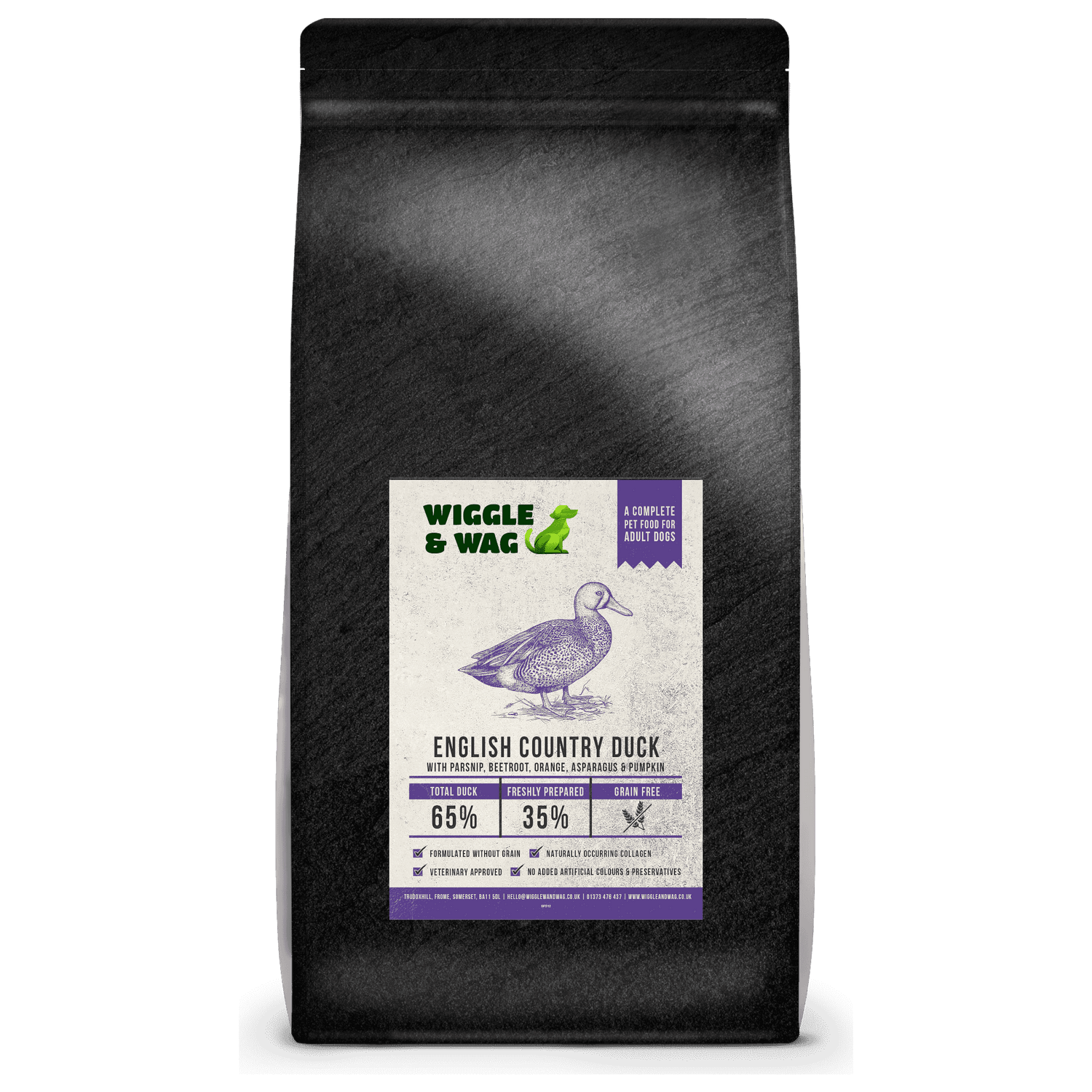 Simply Nourished English Country Duck – Grain Free 65% Superfood Blend