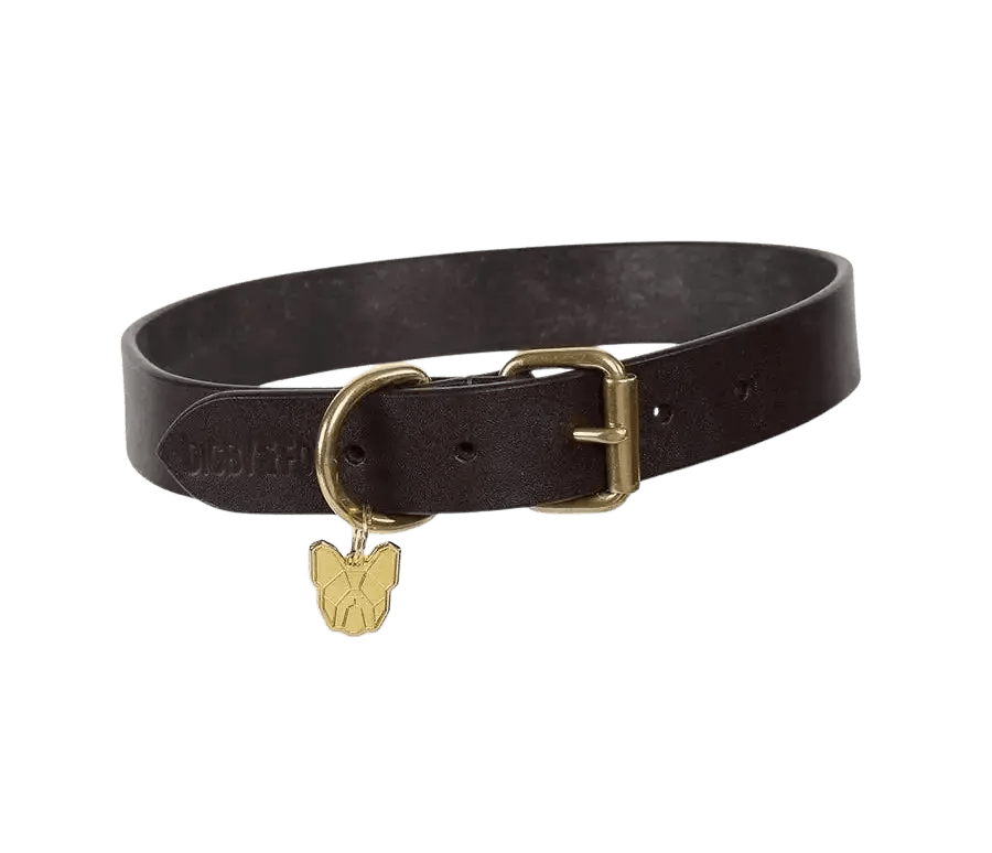 Digby & Fox Flat Leather Dog Collar