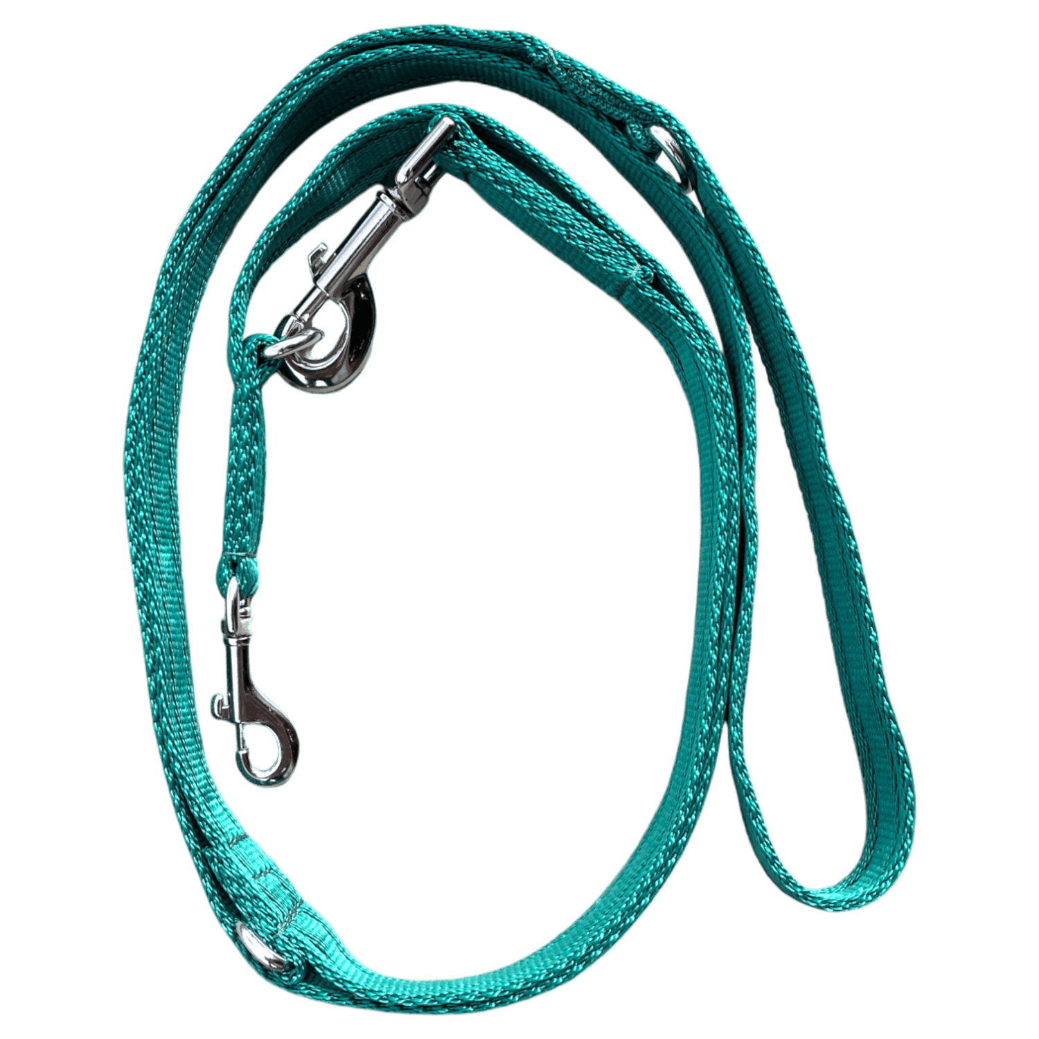 Double Ended Dog Lead - Green