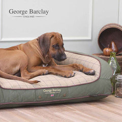 George Barclay Country Dog Sofa Bed - Olive Green
