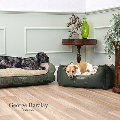 George Barclay Olive Green Country Dog Bed