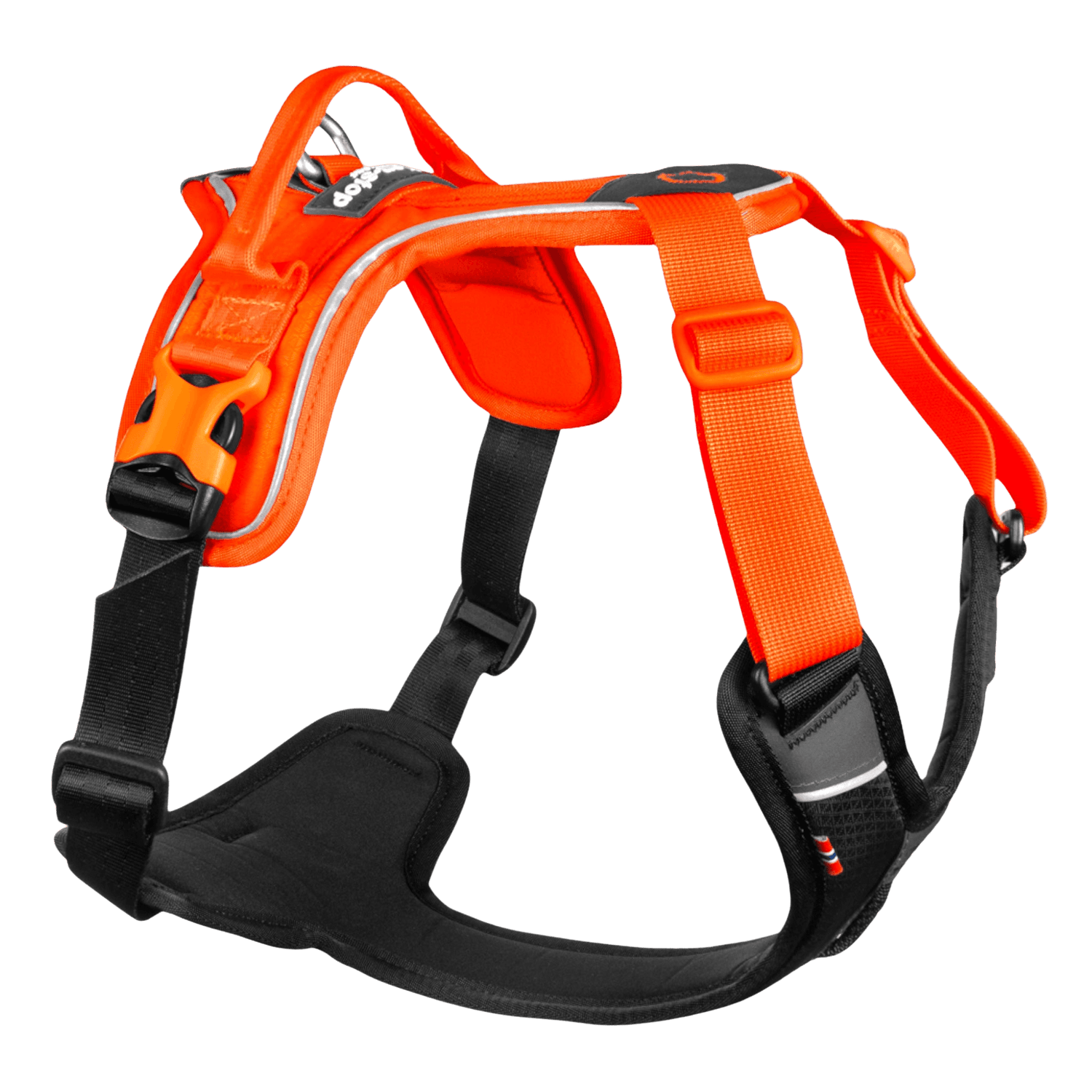 Orange Non-Stop dogwear Ramble Harness - Dog Harness