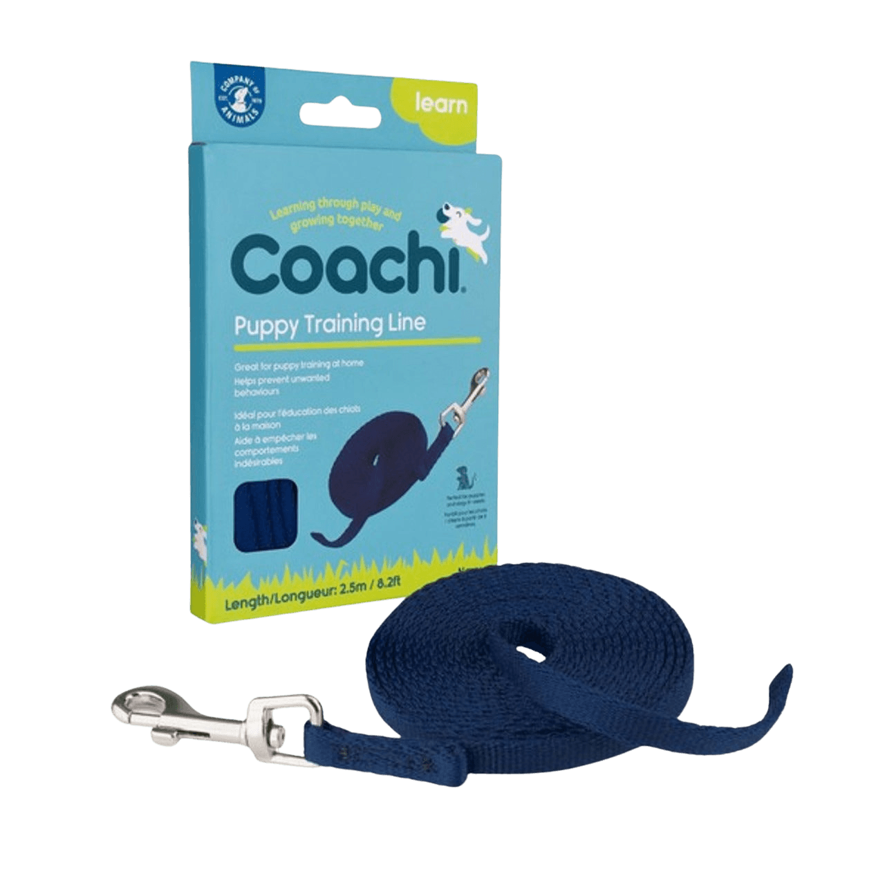 CoA Coachi Puppy Training Line Navy 2.5m