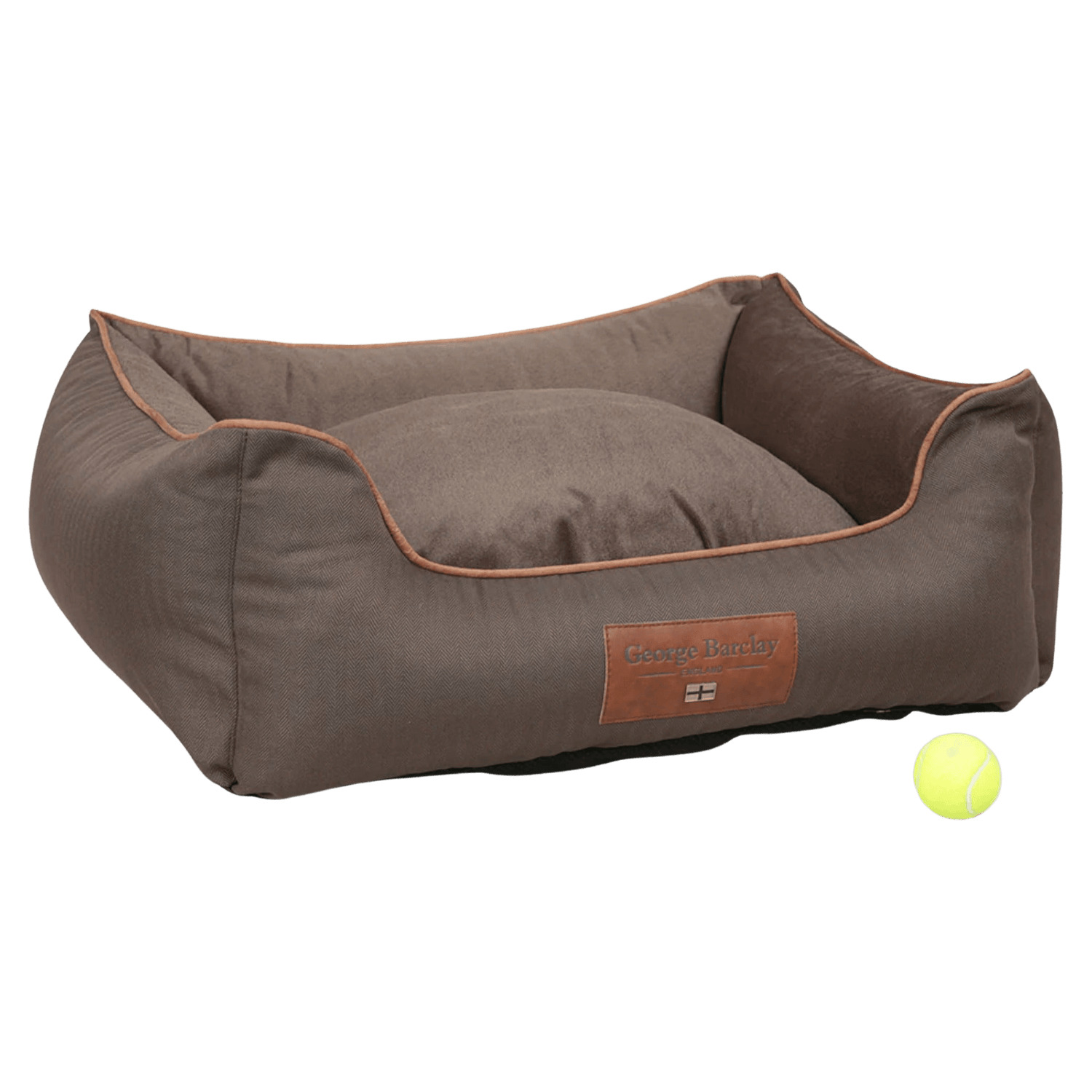 George Barclay Savile Orthopaedic Box Bed - Tanner's Brown Dog Bed