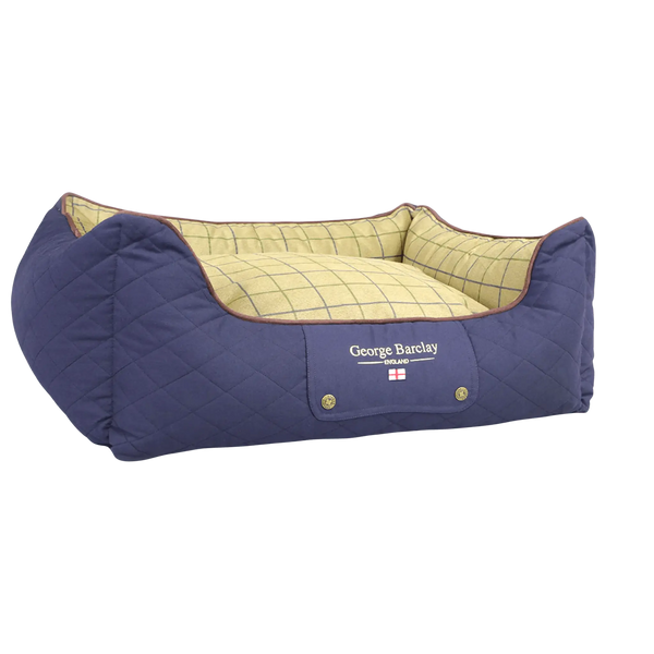 George Barclay Country Box Bed - Midnight Blue - Dog Bed