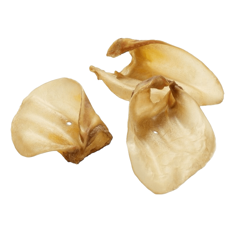 Natural Treats Cows Ears, air-dried, protein-rich dog chews ideal for dental health and low-fat snacking.