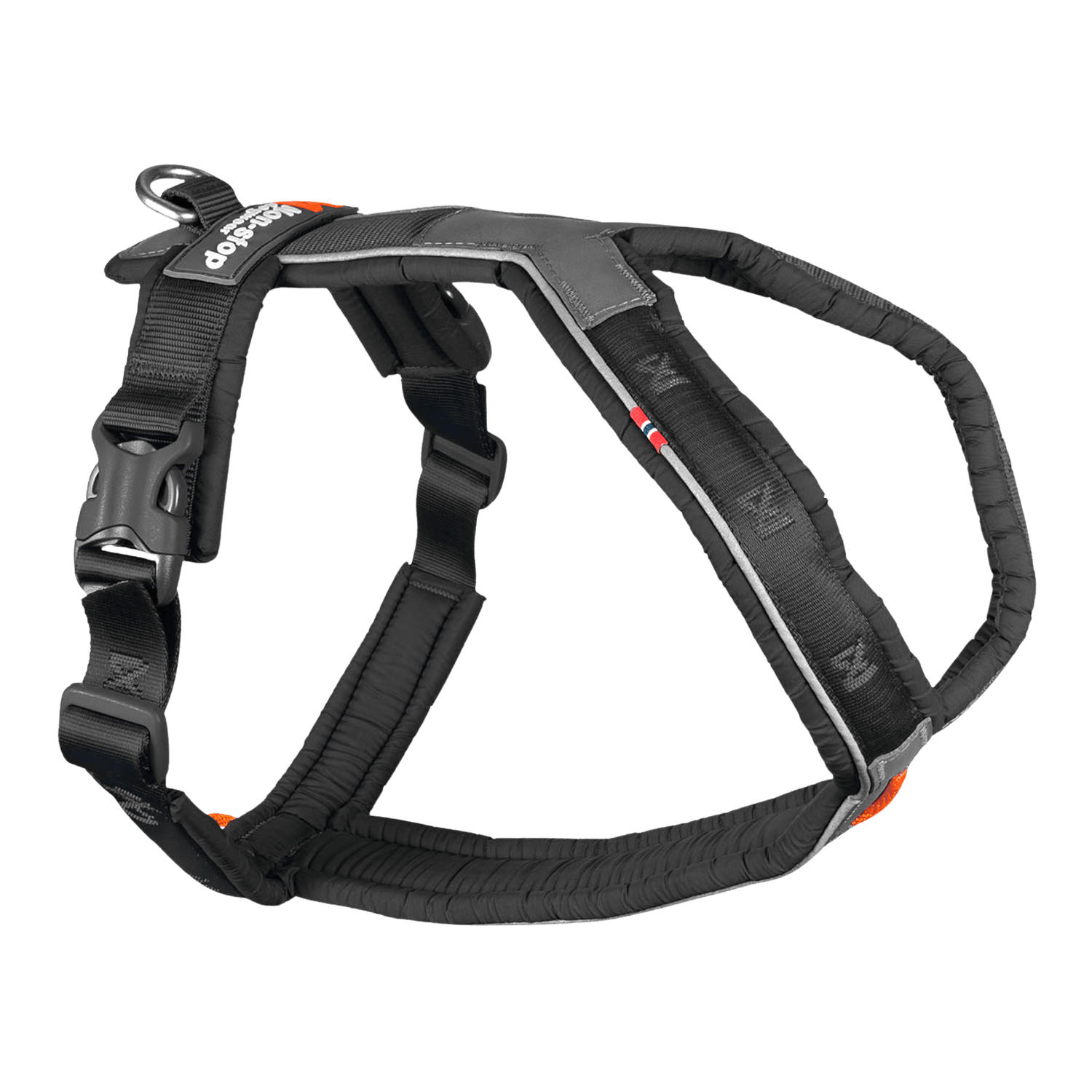Black, Non-stop dogwear Line harness 5.0