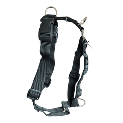 Black TTouch Harness - TTouch Dog Harness with adjustable straps and dual clip points for training and walking. Ideal for dogs of all sizes.