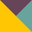 Yellow - Dark Green - Purple