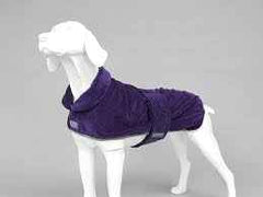 George Barclay MuttMOP® Dog Drying Robe - Plum
